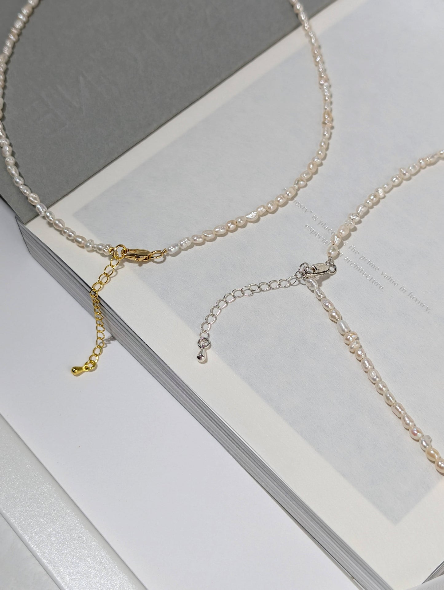 纖柔巴洛克珍珠項鍊