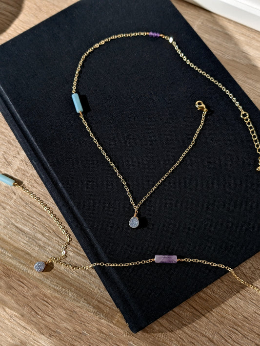 晨海微光 圓管項鍊