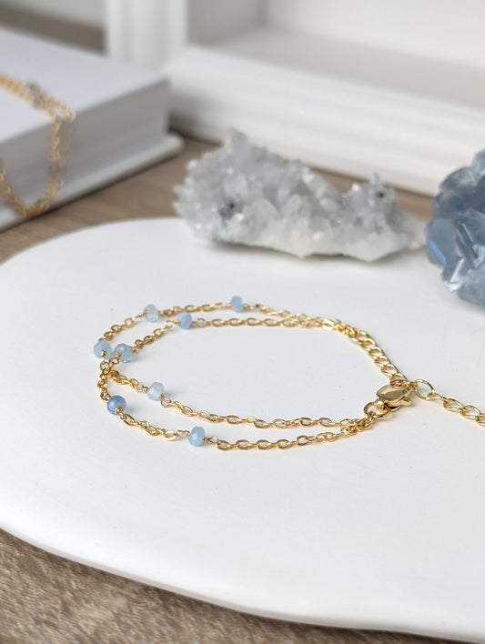 星語 天然石雙鍊手鍊