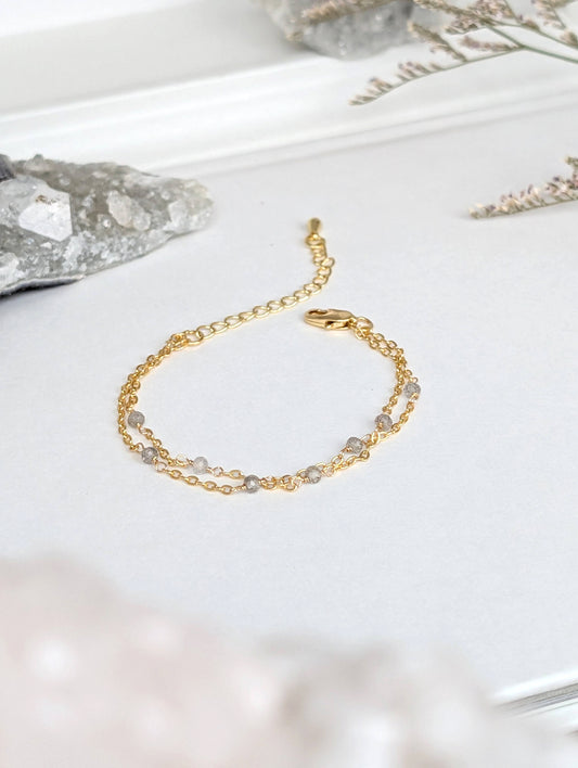 星語 天然石雙鍊手鍊