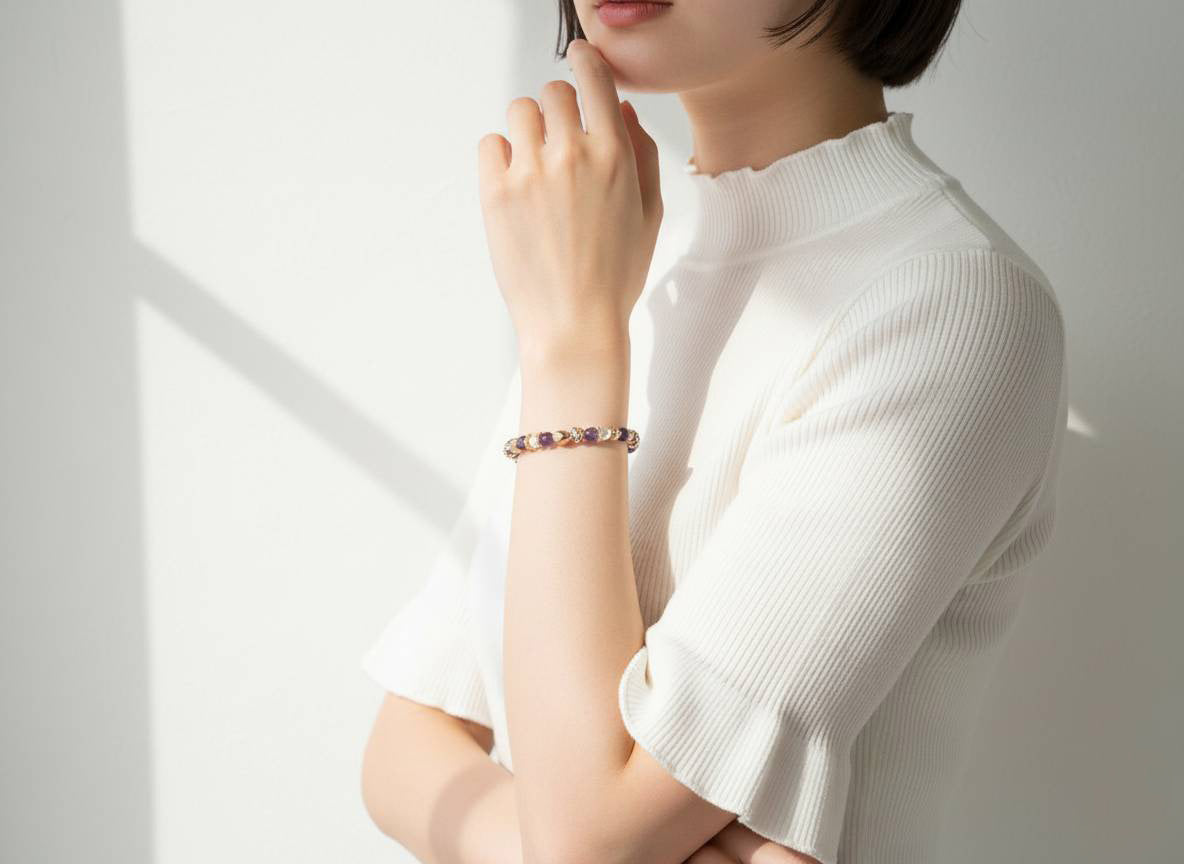 紫夢低語 紫水晶手鍊