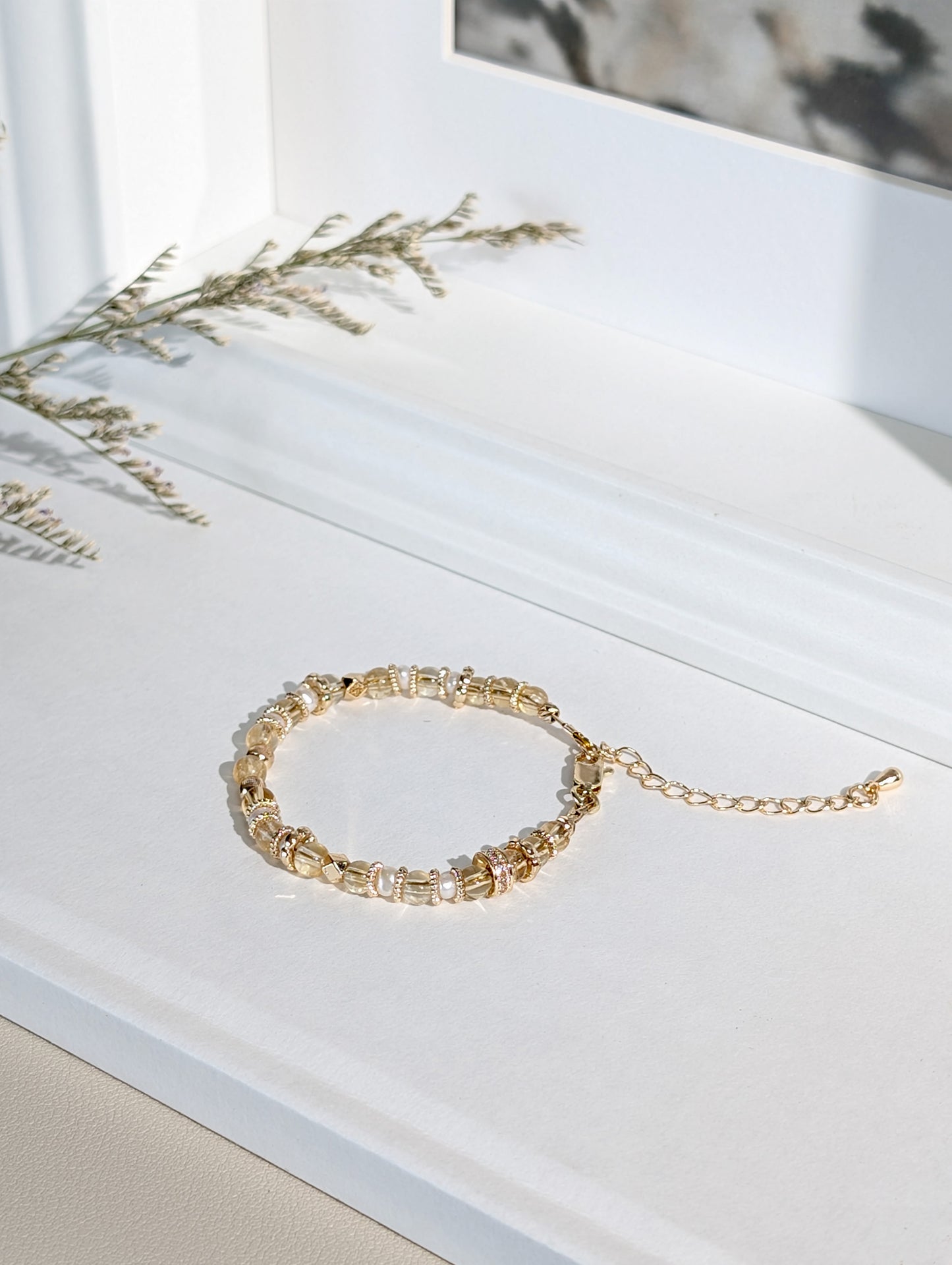 暖陽微光 黃水晶手鍊