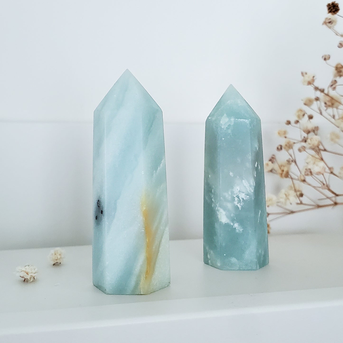 亞馬遜石晶柱 A001 (Amazonite)