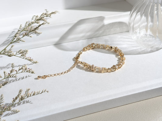 暖陽微光 黃水晶手鍊