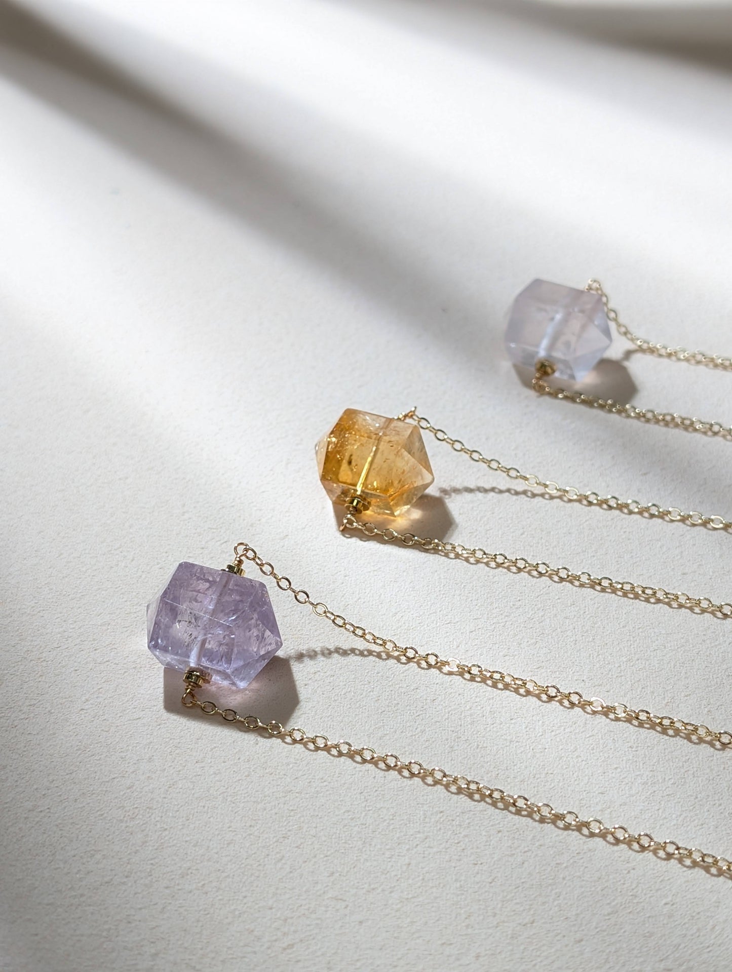 六角極光 天然石項鍊