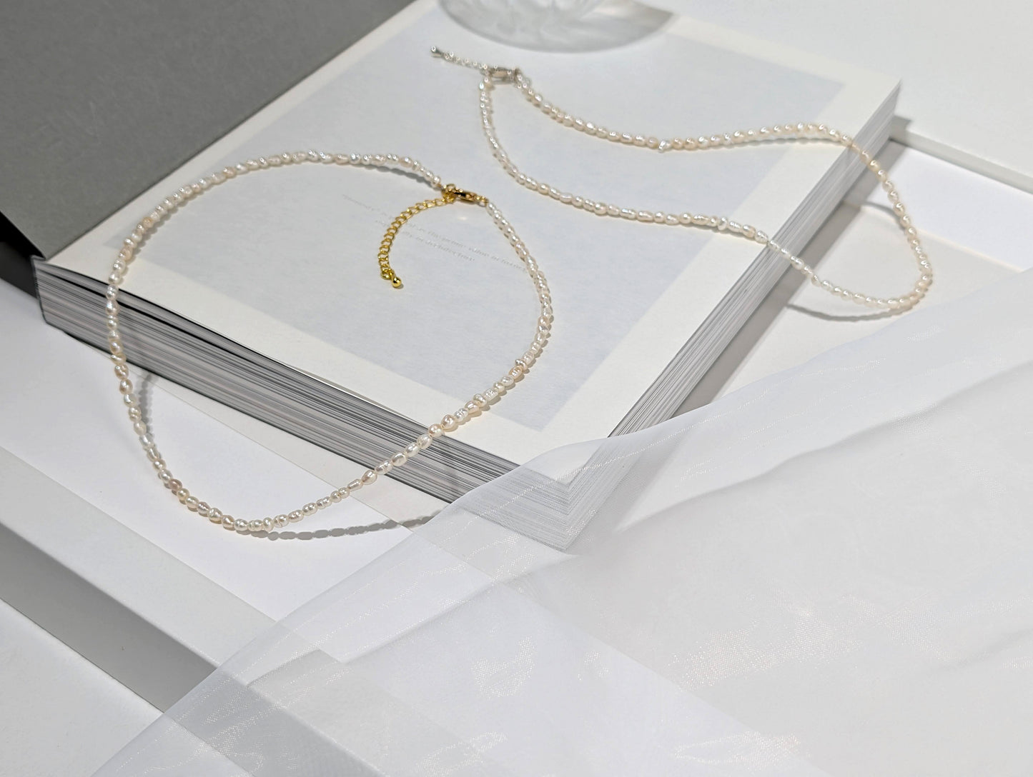 纖柔巴洛克珍珠項鍊