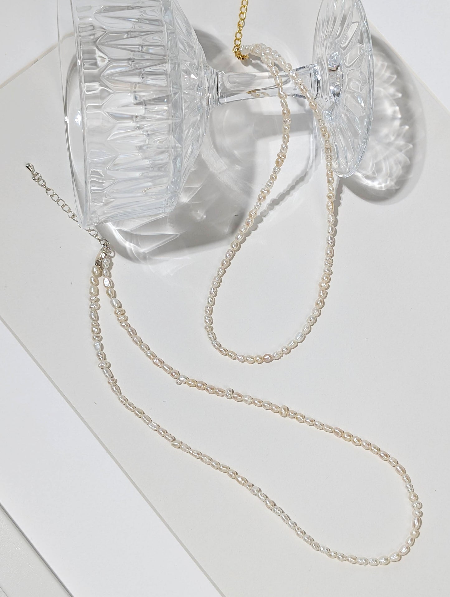 纖柔巴洛克珍珠項鍊