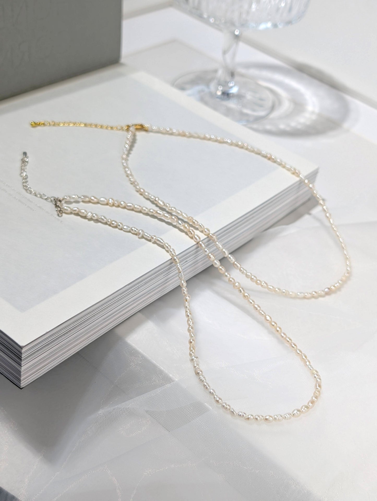 纖柔巴洛克珍珠項鍊