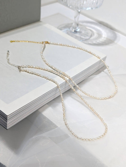 纖柔巴洛克珍珠項鍊