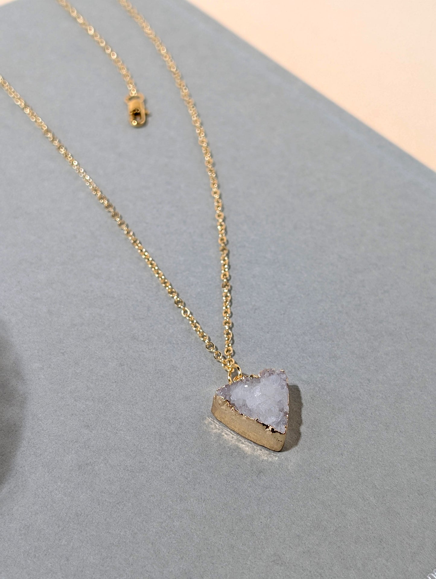 初雪之心 天然瑪瑙芽項鍊