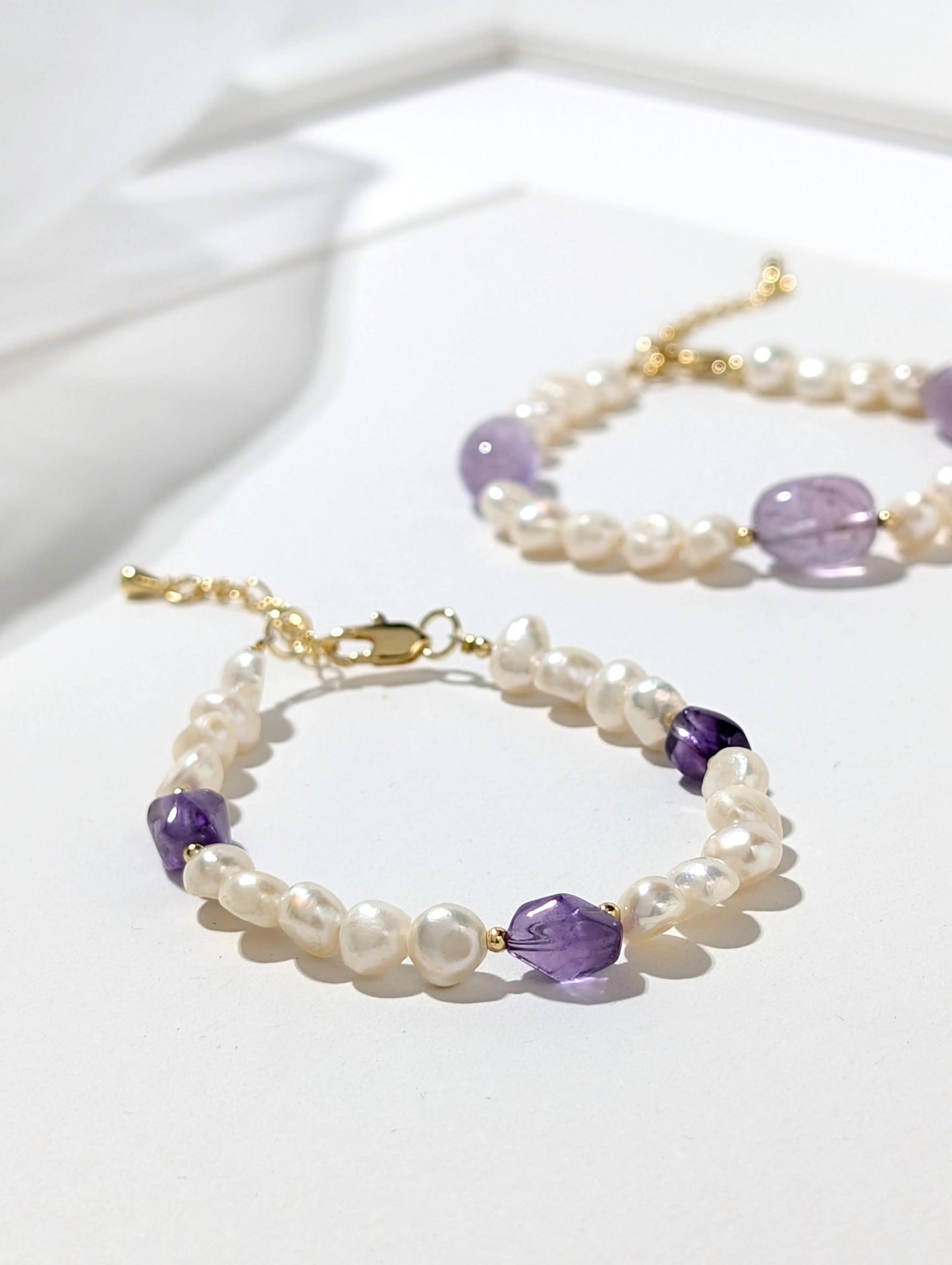 暮光之詩 珍珠紫水晶手鍊