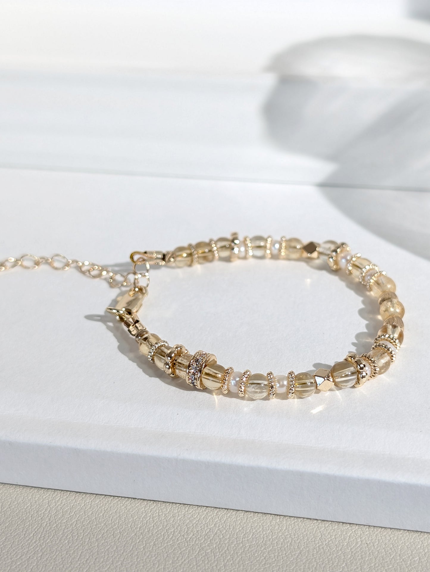 暖陽微光 黃水晶手鍊