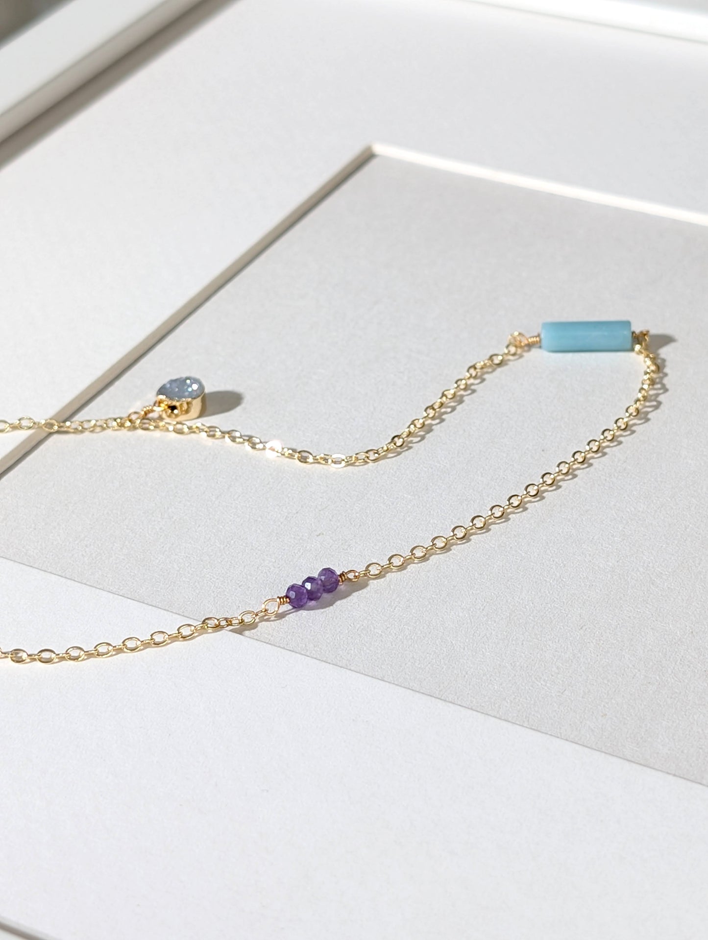 晨海微光 圓管項鍊