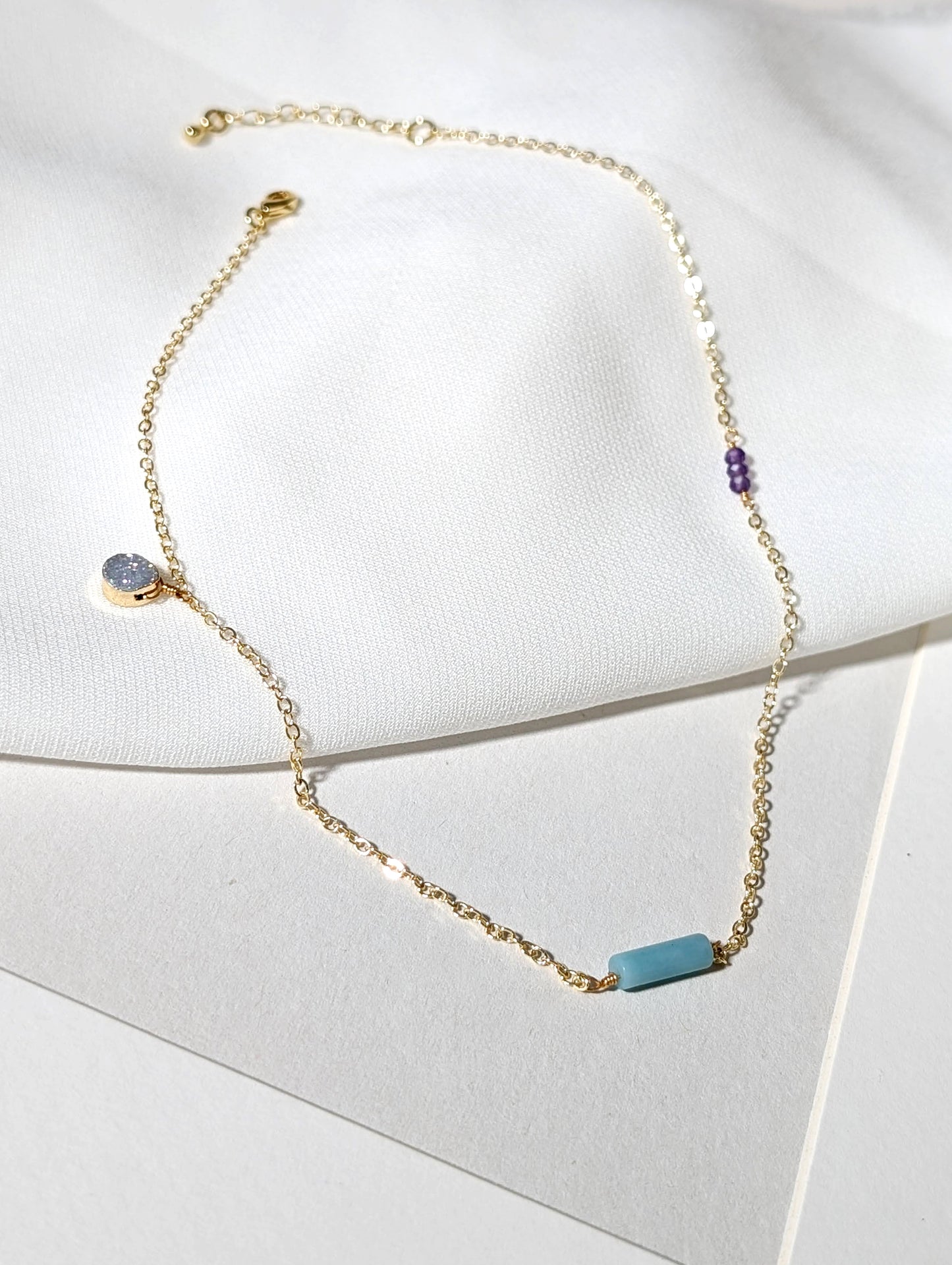 晨海微光 圓管項鍊