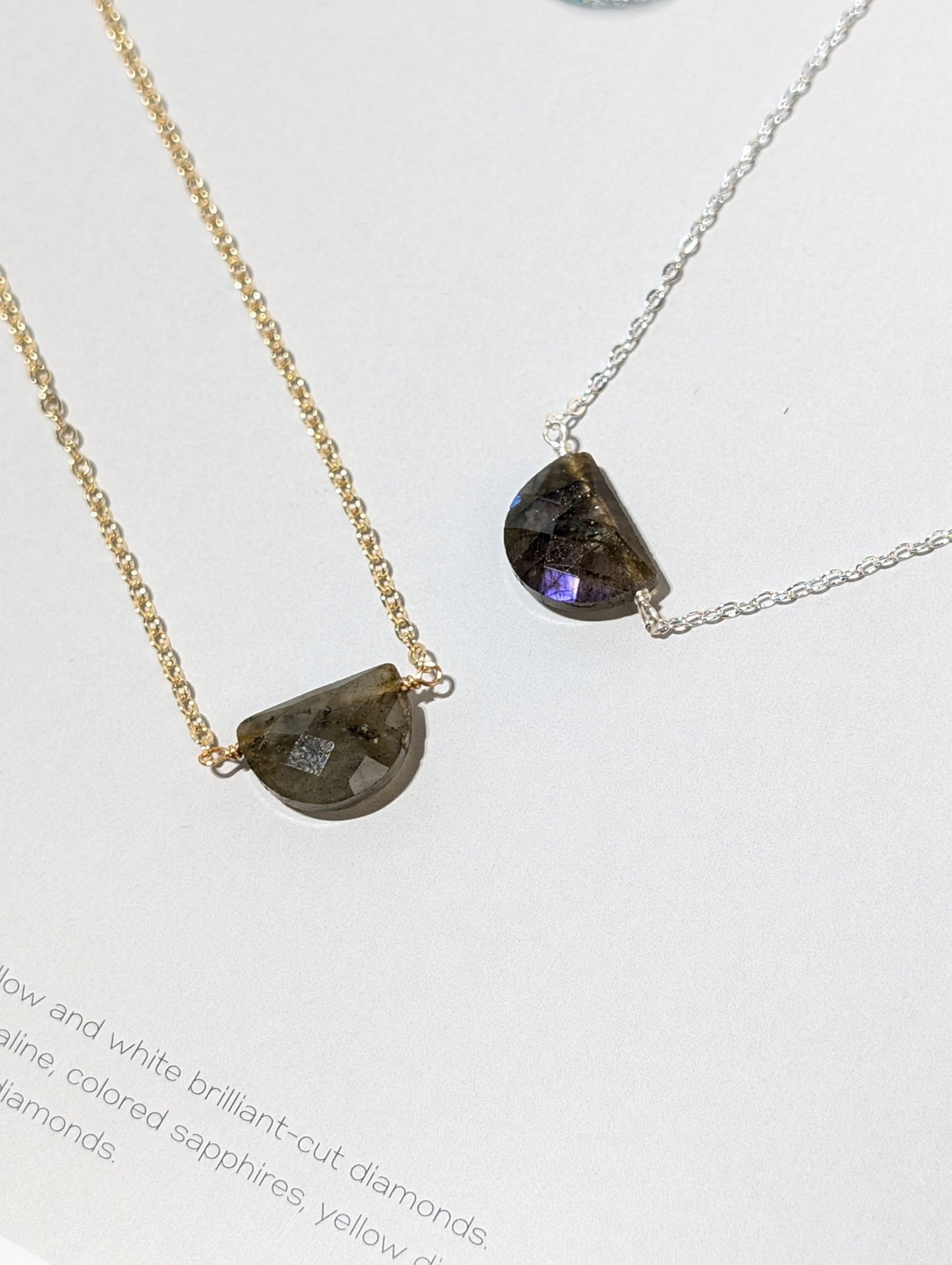 月影流光 天然拉長石項鍊