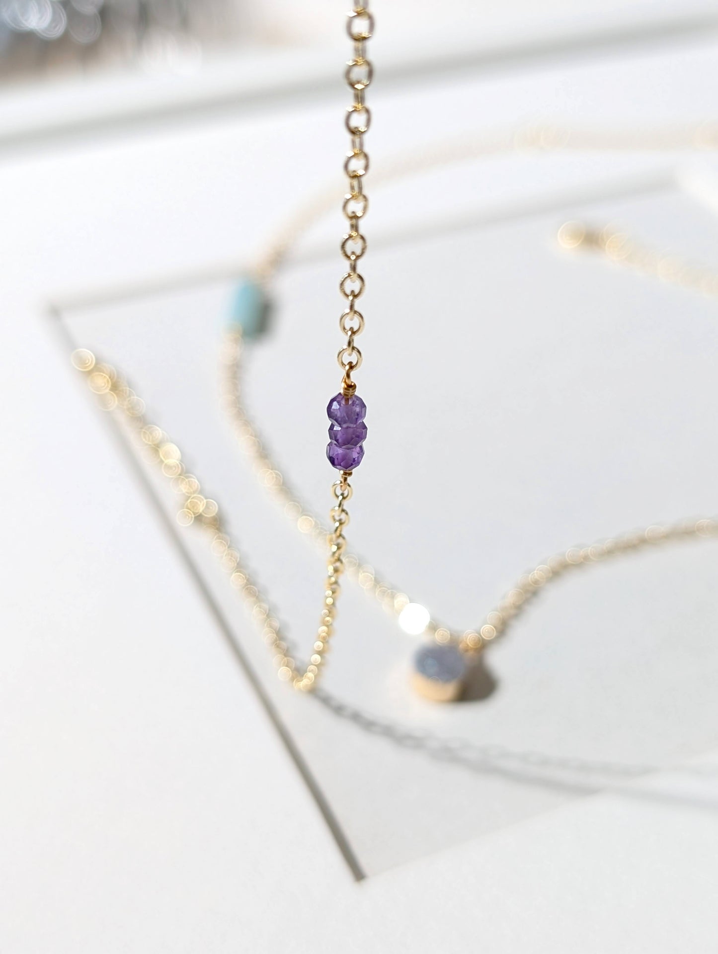 晨海微光 圓管項鍊