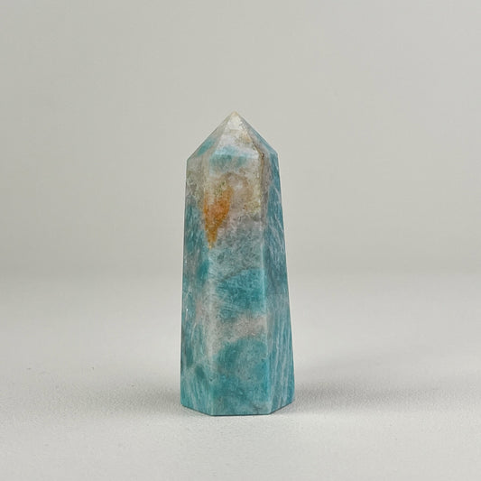 條紋亞馬遜石晶柱 SA001 (Amazonite)