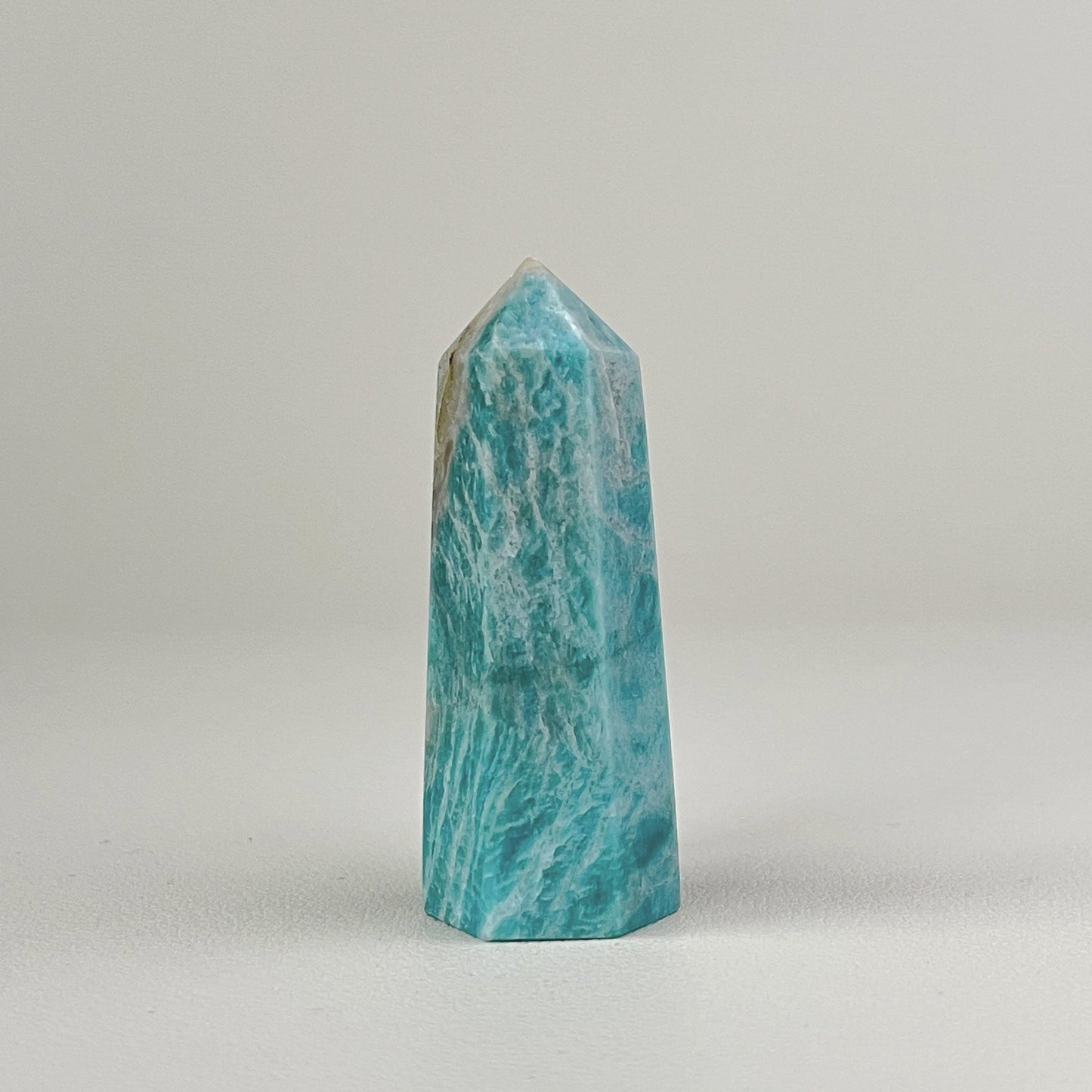 條紋亞馬遜石晶柱 SA001 (Amazonite)