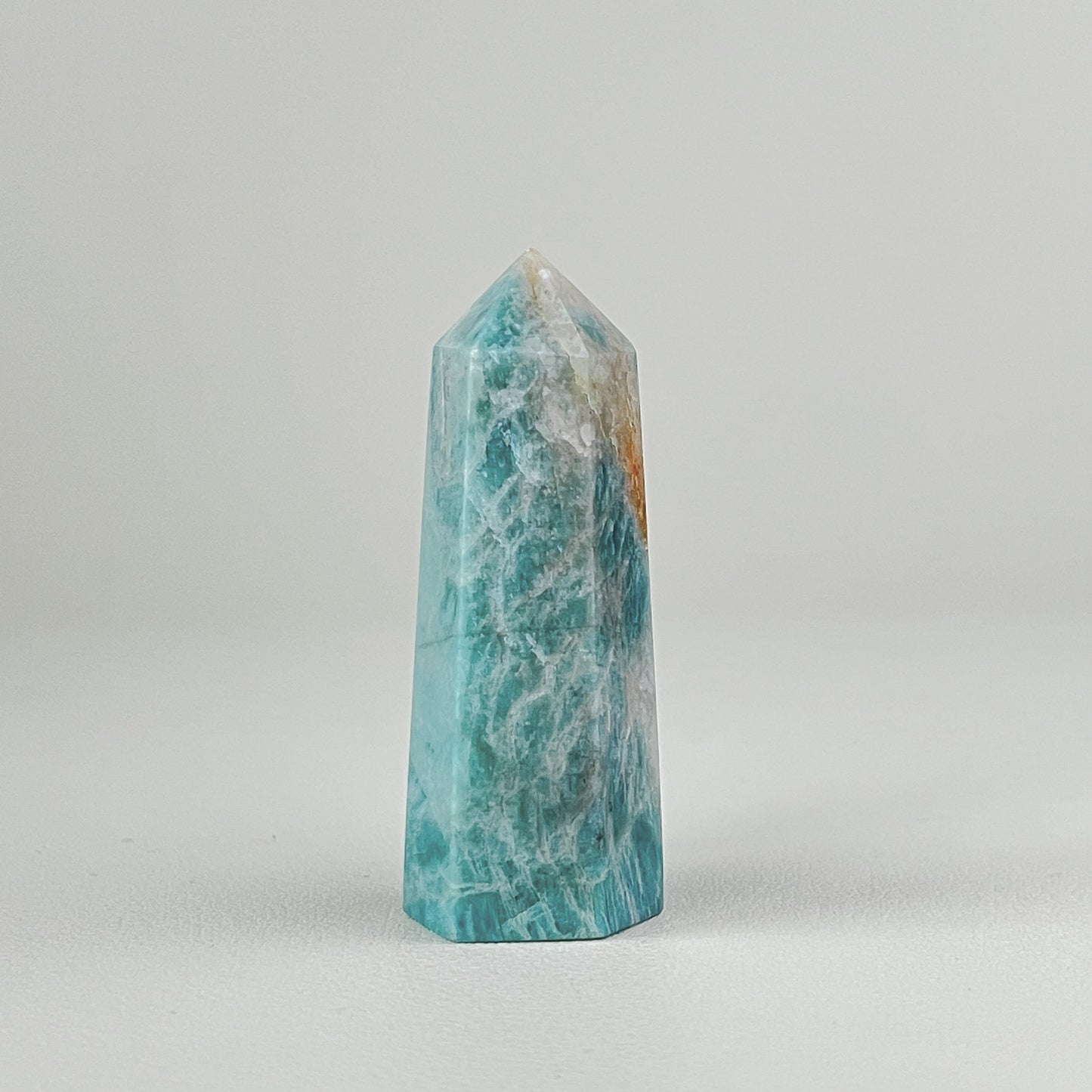 條紋亞馬遜石晶柱 SA001 (Amazonite)