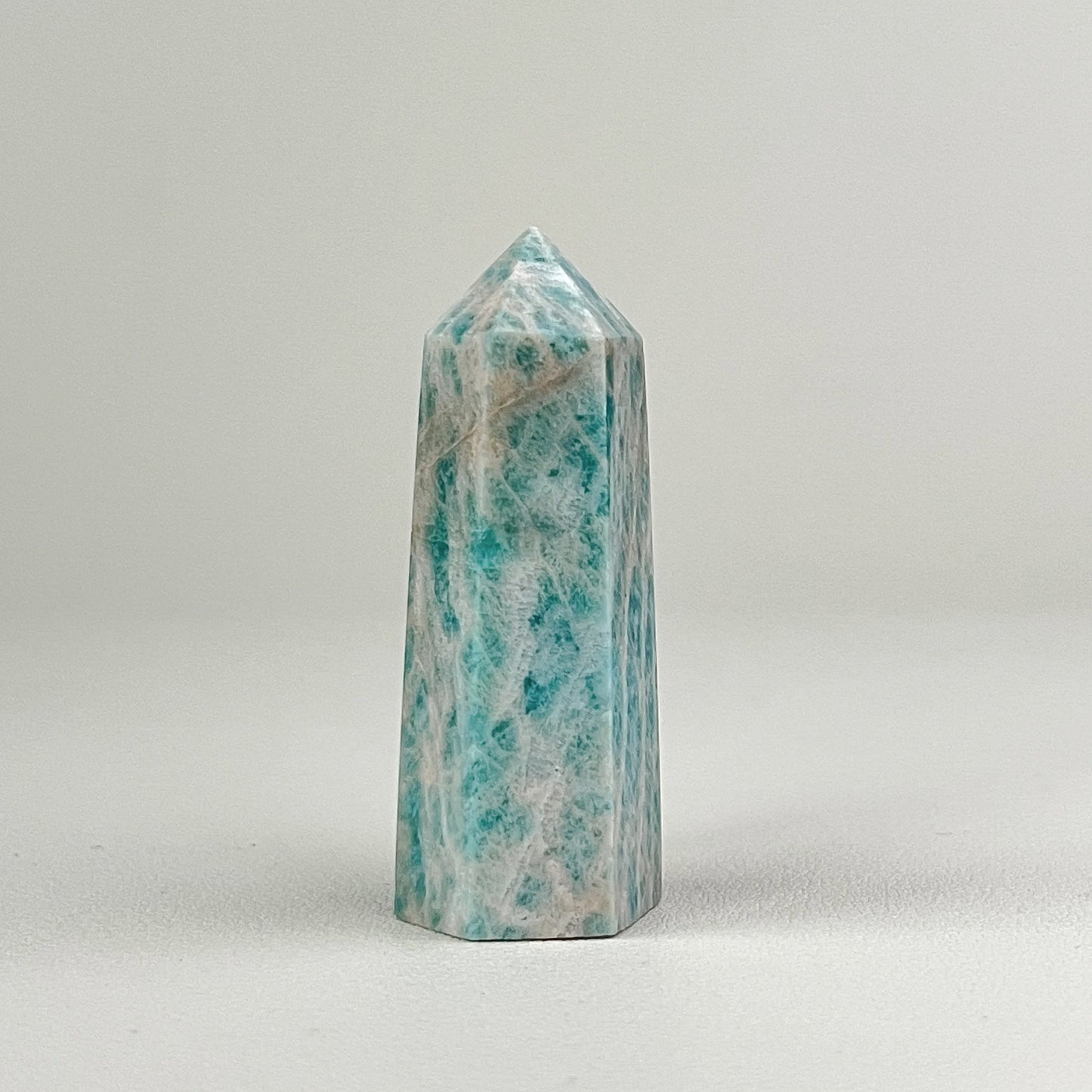 條紋亞馬遜石晶柱 SA002 (Amazonite)