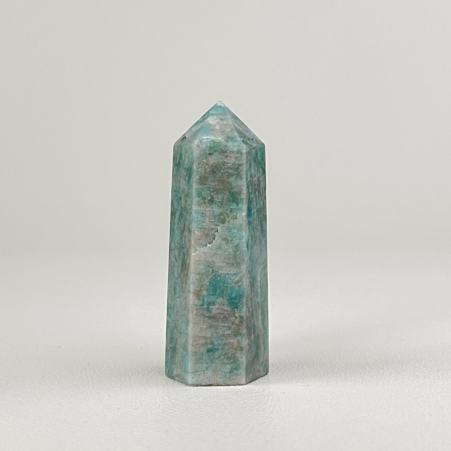 條紋亞馬遜石晶柱 SA003 (Amazonite)