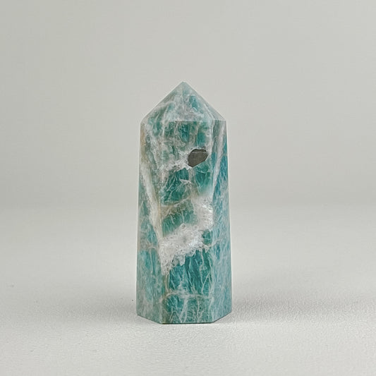 條紋亞馬遜石晶柱 SA004 (Amazonite)