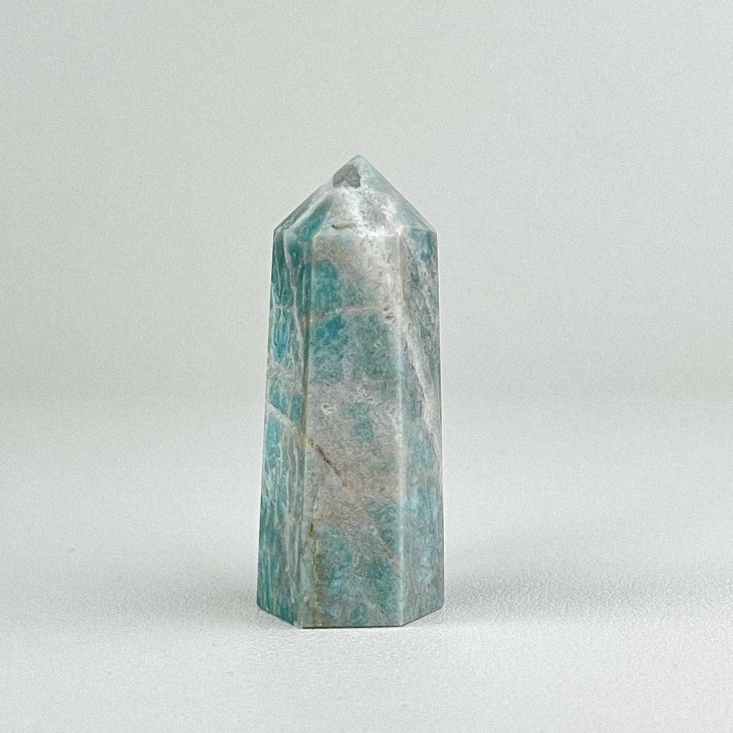 條紋亞馬遜石晶柱 SA004 (Amazonite)