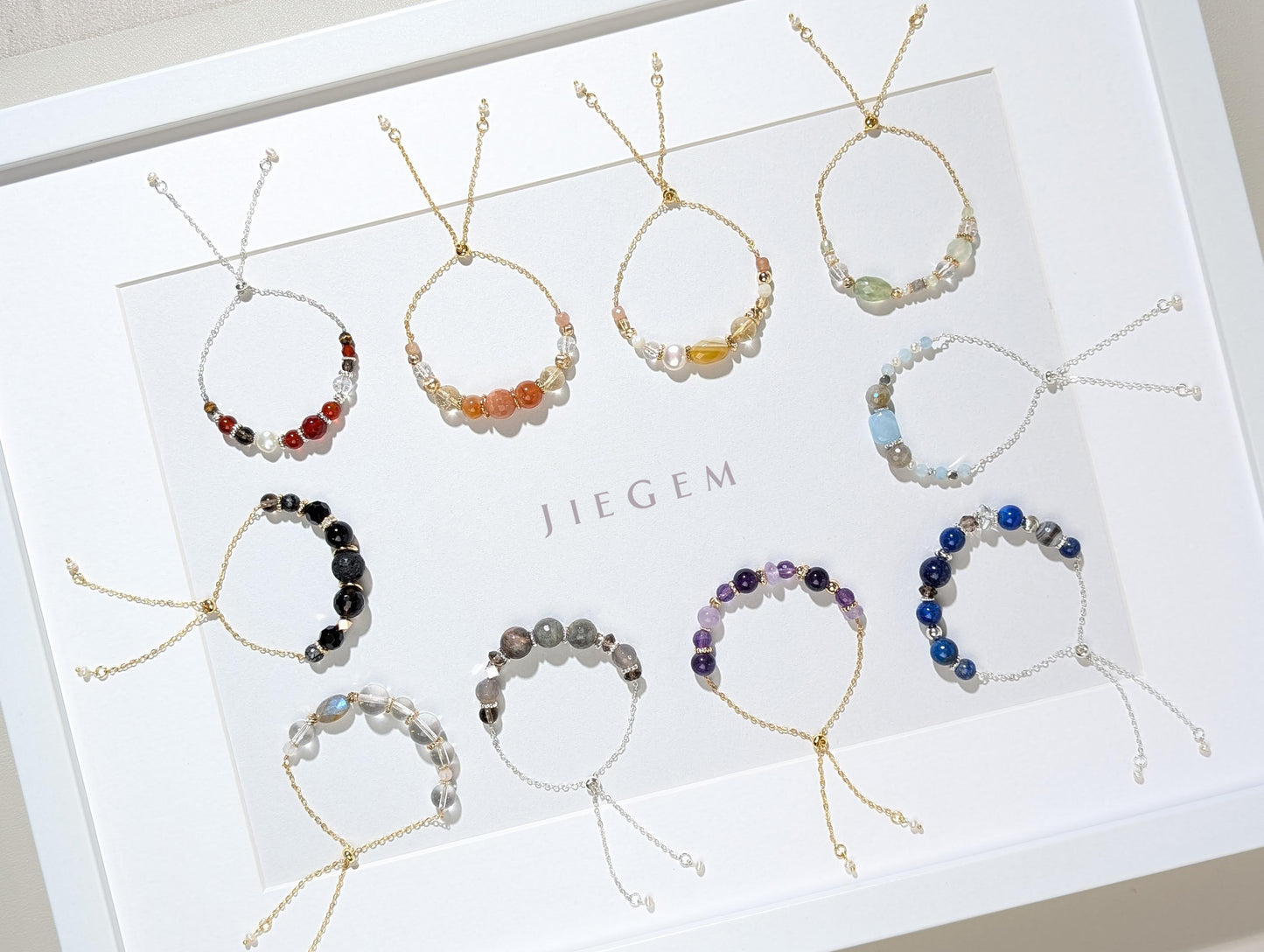 生命靈數6號 開運手鍊 | 青金石×天然石 | 靛藍色能量與愛的象徵